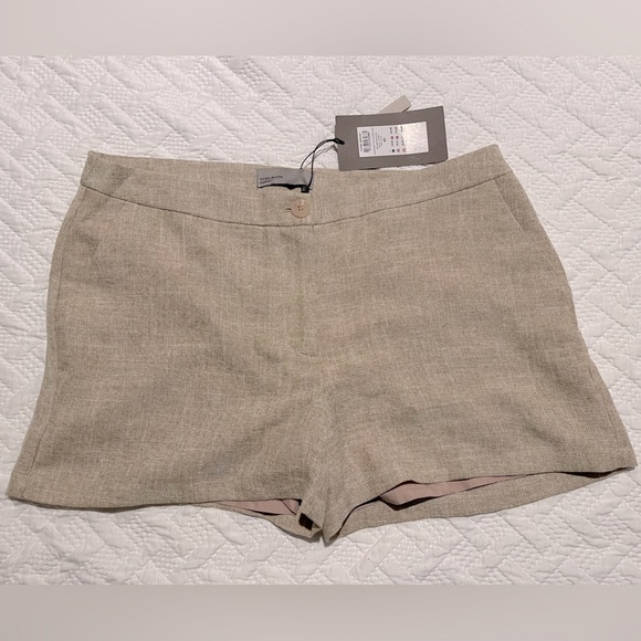Vero Moda Pants - VERO MODA Tan Lined Shorts w/ pockets